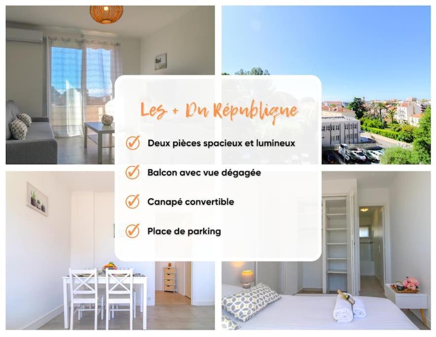 דירות קאן Le Republique By Apirent #Balcon #Climatisation #Parking מראה חיצוני תמונה
